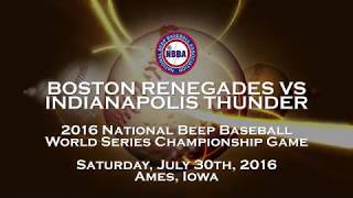 2016 Beep Baseball World Series Championship Game in Ames Iowa [upl. by Janella]