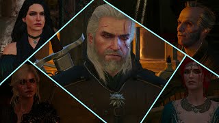 Witcher 3 Reactions to Gaunter ODimm mark outside Hearts of Stone [upl. by Llij793]