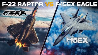 F22 Raptor Vs F15EX Eagle  Behind Enemy Lines  Digital Combat Simulator  DCS [upl. by Stoecker975]