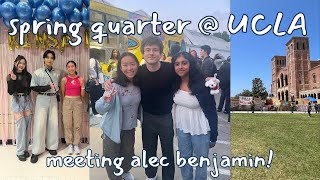 we went to alec benjamin’s album release party  spring  UCLA meeting ellen amp brian cs32 struggle [upl. by Prisilla]