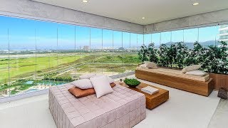 APARTAMENTO DE LUXO COM DECORAÇÃO MODERNA RISERVA GOLF 266M² BLOCO NATURA 3 SUÍTES [upl. by Hachmin]