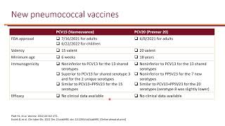 Pneumococcal Vaccines PPSV23 PCV13 PCV15 PCV20 [upl. by Nalloh]