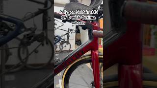 Polygon STRATTOS S7D with Corima wheels bikemechanics bicycle cyclingvlog bicyclegear [upl. by Libb]