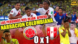 Perú 1  1 Colombia Revive el gol de Paolo que nos puso en el repechaje [upl. by Ylrahc]