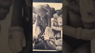 KAWS tattoo on fake skin shorts tattoos tattooapprentice tattooartist fakeskintattoos [upl. by Llerot]