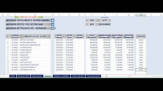 Depreciaciones contables automáticas en excel [upl. by Ahseem]