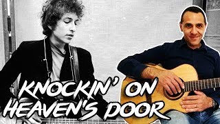 Knockin on Heavens Door  Guns N Roses  Super Easy Acoustic Songs for Guitar  Guitar Lesson [upl. by Sherrill295]