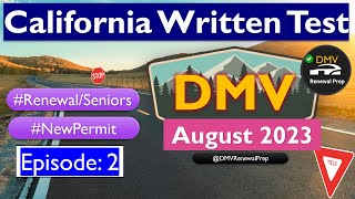 DMV Renewal Practice Test 2023 California [upl. by Harragan]