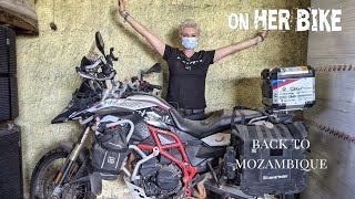 My Round the World Journey on a Motorcycle Starts Again in Mozambique Ep 94 [upl. by Torrey512]