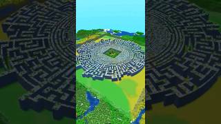 The base is now protected by a maze  Minecraft Timelapse minecraft minecraftbuilding timelapse [upl. by Epillihp]