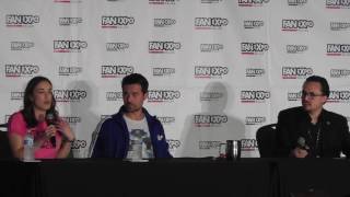 Dallas Comic Con  FanDays Oct 2016  Agents of SHIELD  Elizabeth Henstridge amp Brett Dalton [upl. by Mattie]