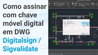 Como assinar projetos com chave móvel digital no GstarCAD [upl. by Lizette429]