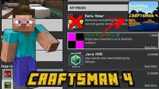 HOW TO DOWNLOAD amp INSTALL MODS IN CRAFTSMAN 4  SHADER RESOURCE PACK  CRAFTSMAN 5  CRAFTSMAN 4 [upl. by Reagan]