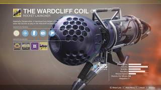 Destiny 2  Easy Wardcliff Coil Catalyst Masterwork Progression Increased Tracking [upl. by Giorgio882]