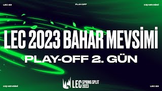 G2 G2 vs MAD Lions MAD  2023 LEC Bahar  Playoff 2 Gün [upl. by Ytirehc745]