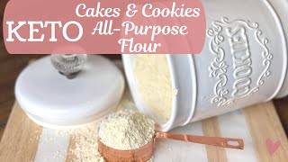 KETO AllPurpose Flour for Cakes Cookies Pastries amp Savory Foods [upl. by Dasteel791]