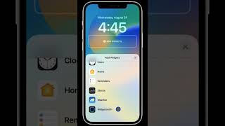 How to add Widgets to your Lock Screen [upl. by Ayila]