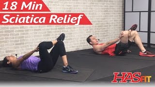 18 Min Sciatica Exercises for Leg Pain Relief  Sciatica Relief amp Treatment for Sciatic Nerve Pain [upl. by Panaggio639]