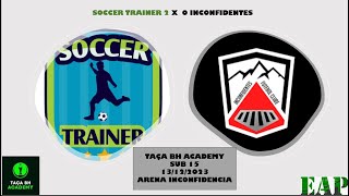 Inconfidentes 0 x 2 Soccer sub 15 [upl. by Anrahs244]