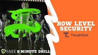 ThoughtSpot Row Level Security [upl. by Thorlie]