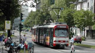 Straßenbahn Typ GT8S in Düsseldorf Teil 3 [upl. by Harsho]