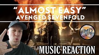 First Time Hearing Avenged Sevenfold  Almost Easy  MY NEW FAVOURITE BAND ATM  First Time Reaction [upl. by Corder539]