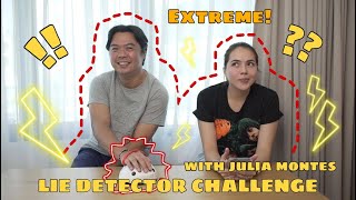 Lie detector EXTREME challenge with Julia Montes 🤣⚡️  Papa Boyet [upl. by Enyahs]