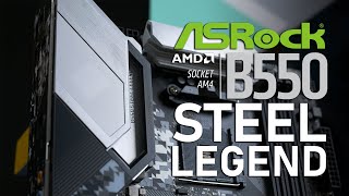 A True LEGEND  ASRock B550 Steel Legend Motherboard Review [upl. by Hollenbeck]