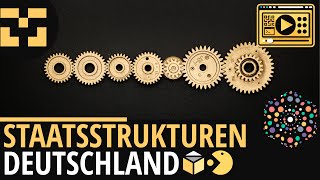 Staatsstrukturen Deutschland einfach erklärt │Deutsch Lernvideo Learning Level Up [upl. by Gridley]