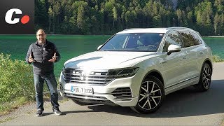 Volkswagen Touareg SUV  Primera Prueba  Test  Review en español  cochesnet [upl. by Kesia]