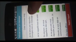 Comment refuser un appel en envoyant un message [upl. by Brentt727]