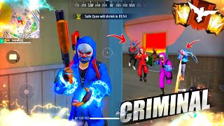 FREEFIRE🔥I Got all Criminals 🤯 Solo vs Squad 😱 19 Kills  Garena free fire  PK GAMERS freefire [upl. by Dachy]