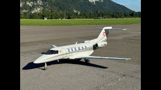 Modell der Pilatus PC24 vor den Glarner Alpen [upl. by Ahsenac441]