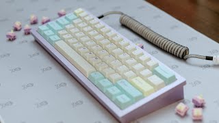 Banana Split Switches  Brutal60  Pom Plate  ASMR Sound Test [upl. by Eineg490]