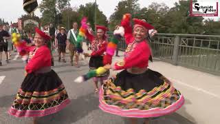 Traditionsvolksfest 2024 Mühldorf am InnSchützen und Trachtenzug [upl. by Marl]