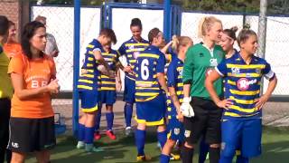 Coppa Emilia Femminile CorreggeseParma  Ingresso squadre in campo [upl. by Nelrac]