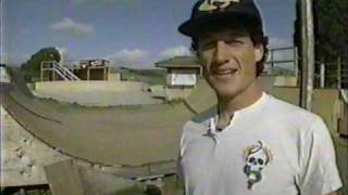 1990  Sk8 TV  Mike McGill at his skatepark [upl. by Aicad]