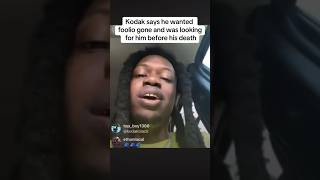 Kodak Black ADMITTED he WANTED FOOLIO GONE juliofoolio foolio kodakblack rap viral trending [upl. by Dody]