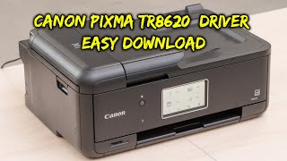 Canon PIXMA TR8620 Wireless Connect Printer All in One Driver Download [upl. by Anneyehc]