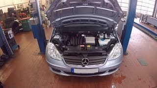 MercedesBenz A 150 W169  Oil Change [upl. by Ssecnirp]