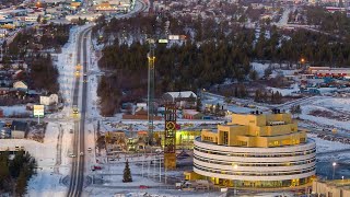 Kiruna City Sweden 🇸🇪 Drone View [upl. by Stanley269]