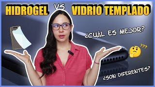 HIDROGEL VS VIDRIO TEMPLADO PARA EL CELULAR ¿CUÁL ME GUSTÓ MÁS ¿SI HAY ALGUNA DIFERENCIA [upl. by Asserrac557]