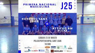 BALONMANO SAN JUAN  ATTICGO BM ELCHE [upl. by Ecirtal]