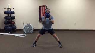 Exercise of The Week  Kettlebell Lateral Low Squats [upl. by Joao]