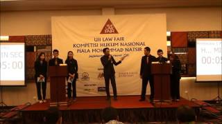 FINAL DEBAT UII LAW FAIR 2016 [upl. by Nohcim181]