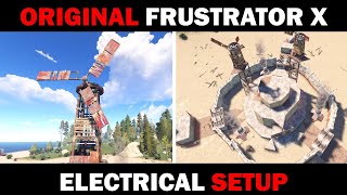 Original Frustrator X  Electricity Setup  Rust Base Building [upl. by Launame]