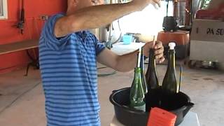 Degorgement o sboccatura Spumante Metodo Classico [upl. by Tooley]