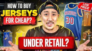 HOW TO BUY OFFICIAL NBA MLB  NFL NHL JERSEYS FOR CHEAP JERSEYS FOR UNDER RETAIL PRICE [upl. by Elleynad611]