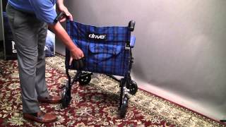 Drive Medical Lightweight FlyLite Transport Chair  Wheelchair [upl. by Ialokin]