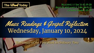 Todays Catholic Mass Readings amp Gospel Reflection  Wednesday January 10 2024 [upl. by Alfonso]